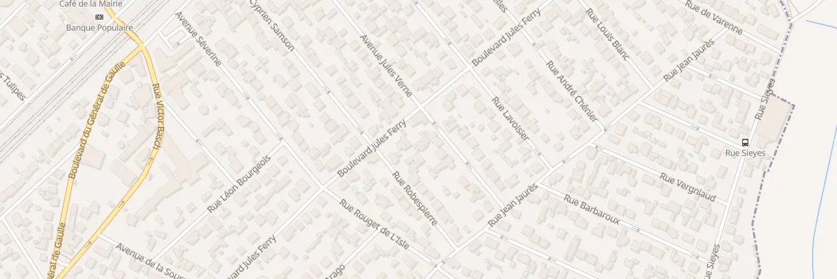 Plan du 58 Bd Jules Ferry à Goussainville