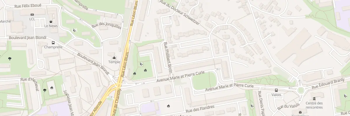 Plan du 2 Rue Philibert Borin à Creil