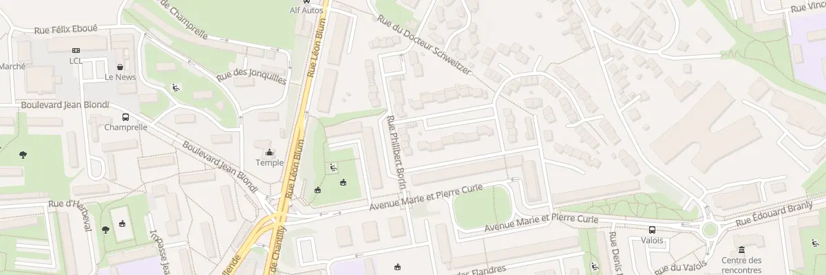 Plan du 6 Rue Philibert Borin à Creil
