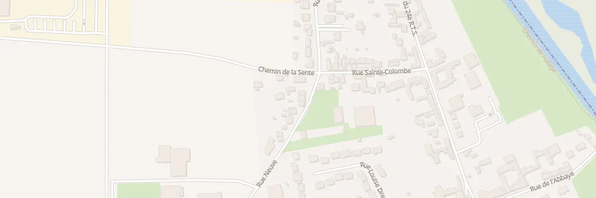 Plan du 6 Rue Neuve à Aubigny