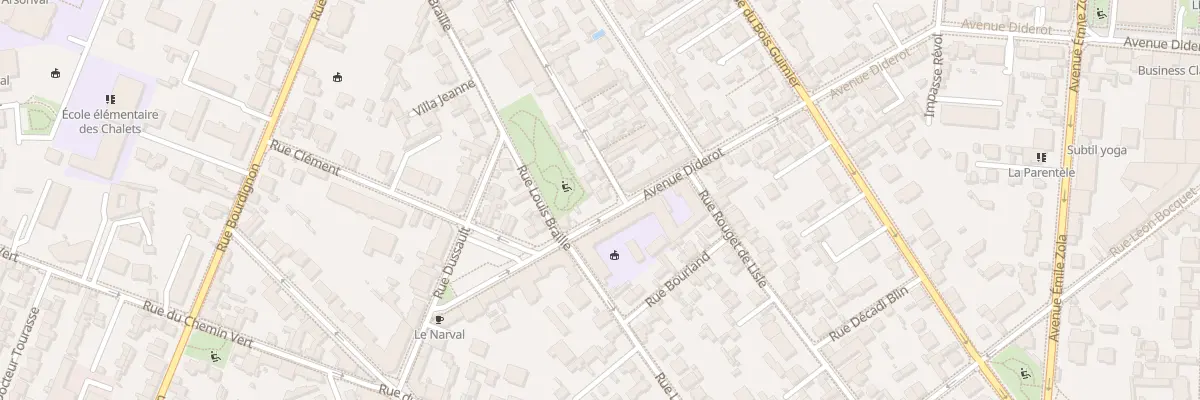 Plan du 7 Av Diderot à Saint-Maur-des-Fossés