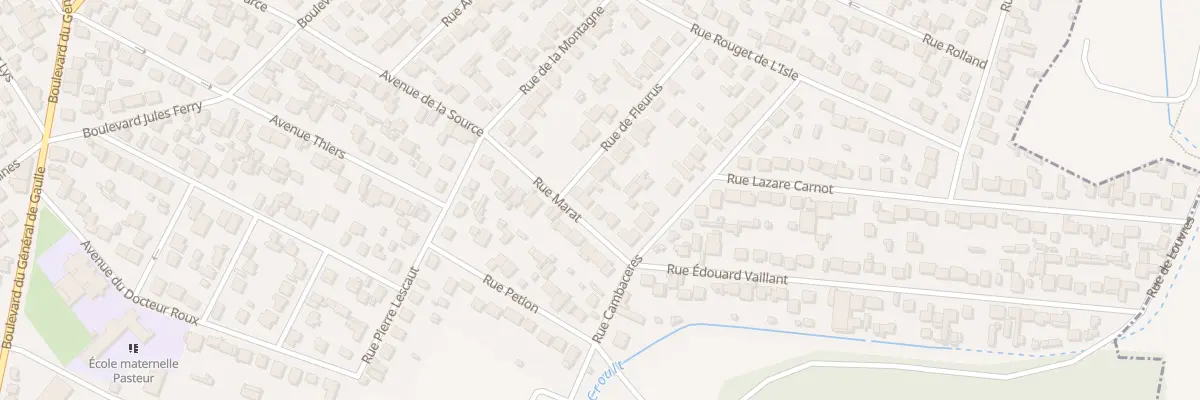 Plan du 11B Rue Marat à Goussainville