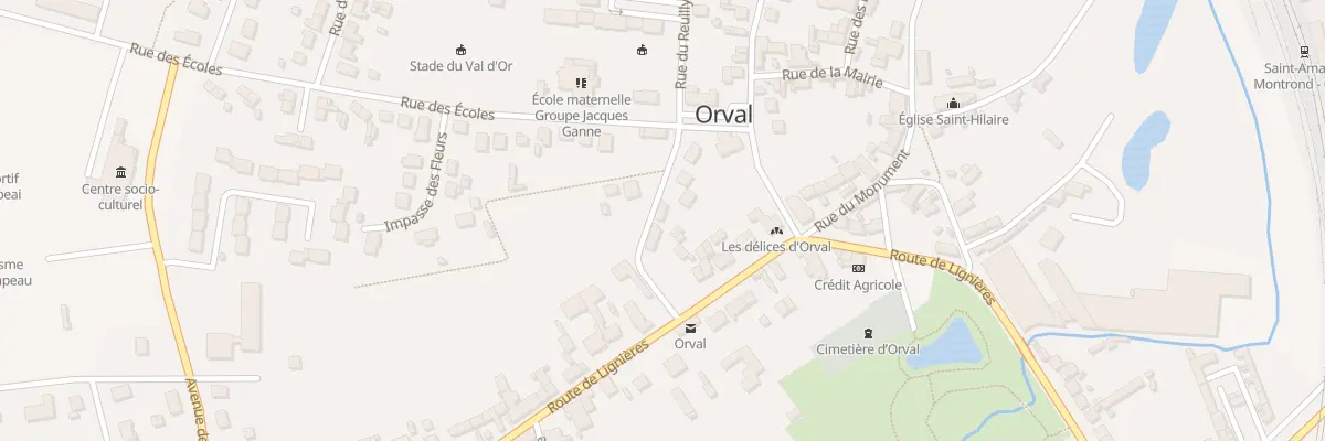 Plan du 6 Rue du Reuilly à Orval