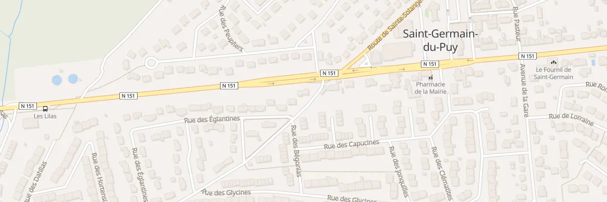 Plan du 2 Rue des Eglantines à Saint-Germain-du-Puy