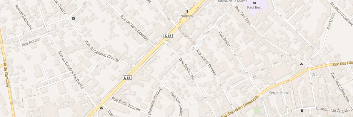 Plan du 23 Rue Théodore Honoré à Nogent-sur-Marne
