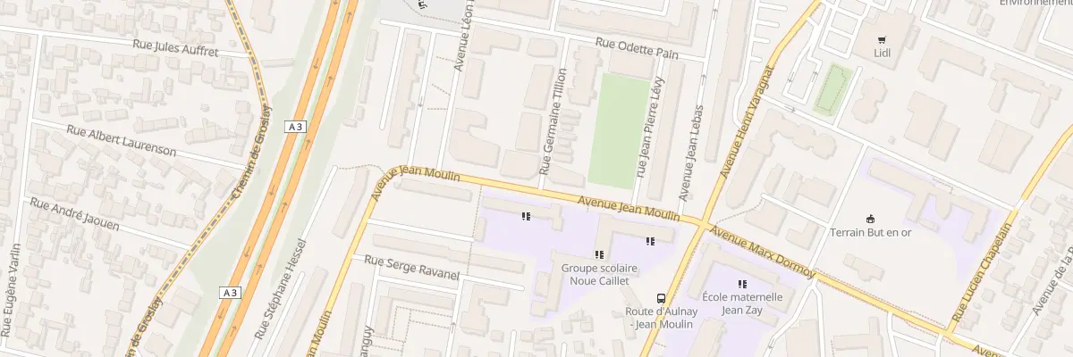 Plan du 4 Rue Germaine Tillion à Bondy