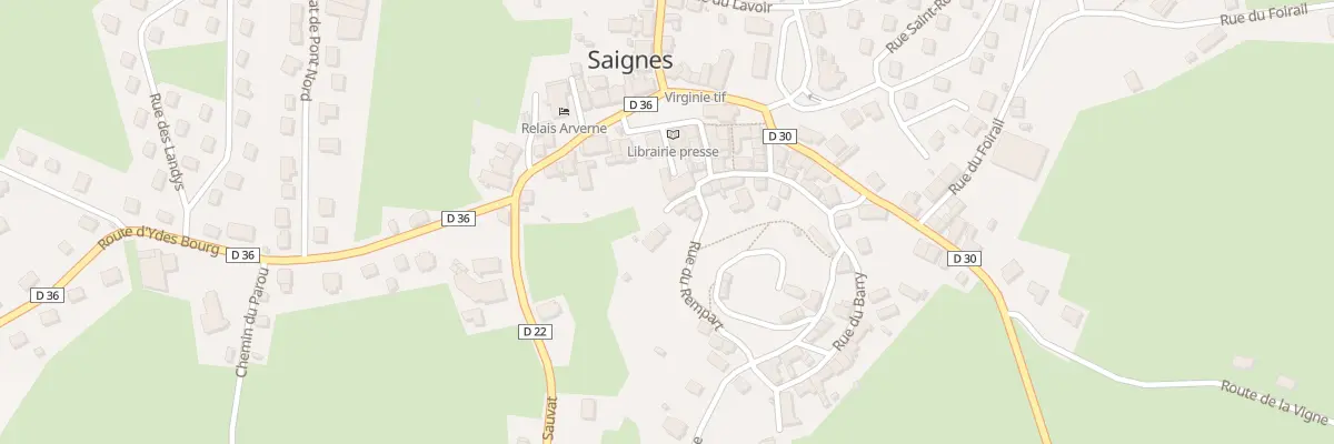 Plan du 3 Imp de la Font à Saignes