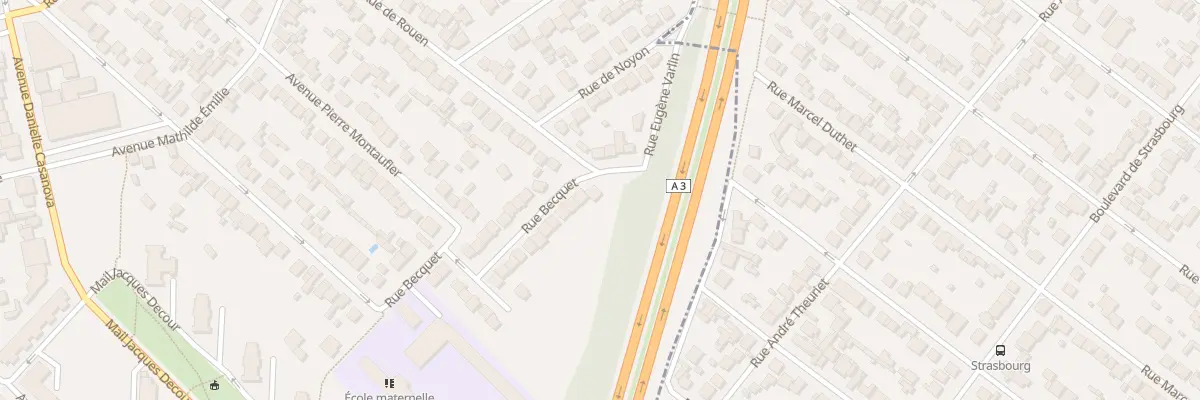 Plan du 29 Rue de Rouen au Blanc-Mesnil
