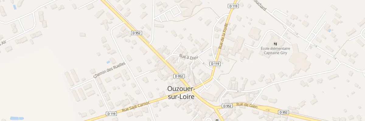 Plan du 56 Rue à Dieu à Ouzouer-sur-Loire