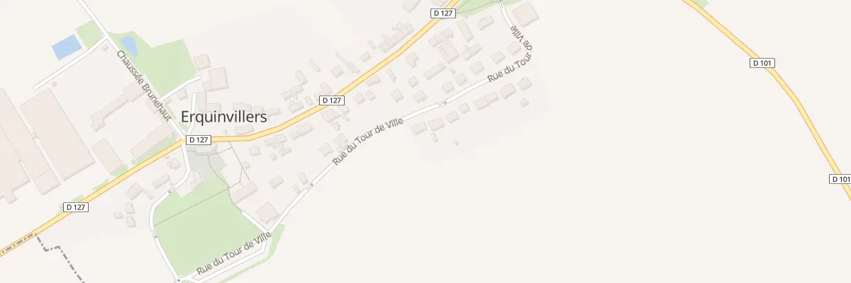 Plan du 322 Rue du Tour de Ville à Erquinvillers