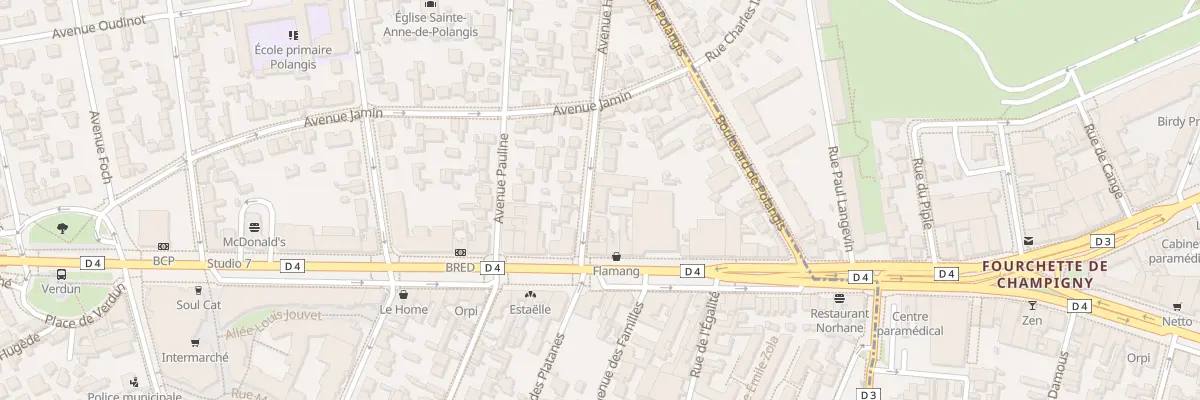 Plan du 8 Av Henri à Joinville-le-Pont