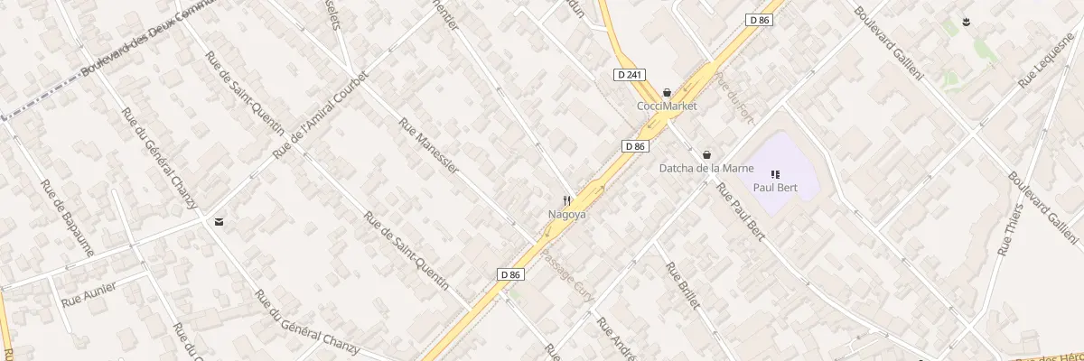 Plan du 5 Rue Parmentier à Nogent-sur-Marne