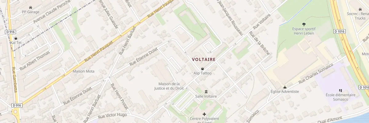Plan du 13 Rue Etienne Dolet à Creil