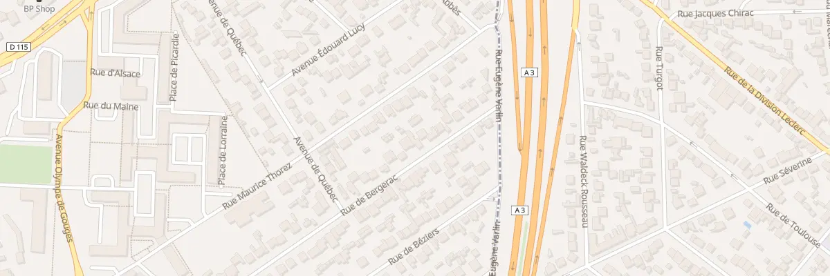 Plan du 49 Rue de Bergerac au Blanc-Mesnil