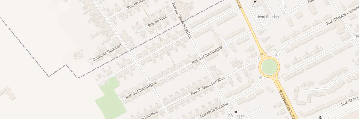 Plan du 97 Rue de Champagne à Calonne-Ricouart