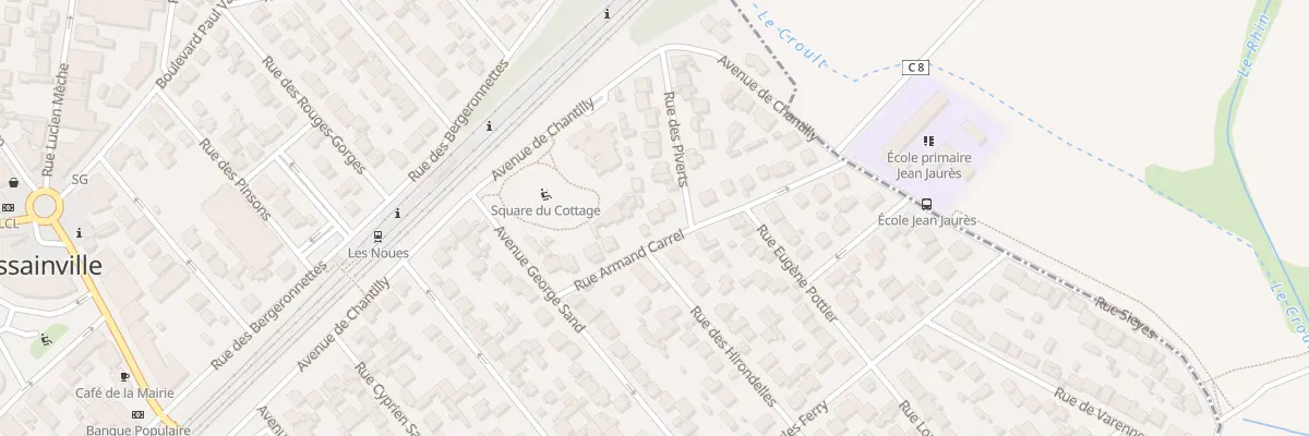 Plan du 13 Rue Armand Carrel à Goussainville