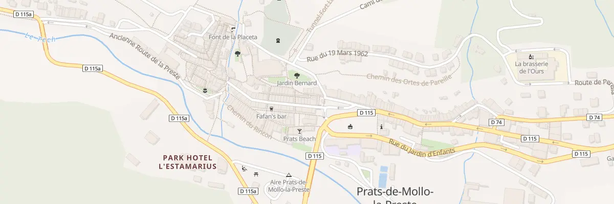 Plan du 5 Vc Carrer de la Favorite à Prats-de-Mollo-la-Preste