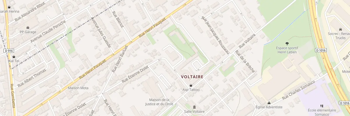 Plan du 10 Rue Etienne Dolet à Creil