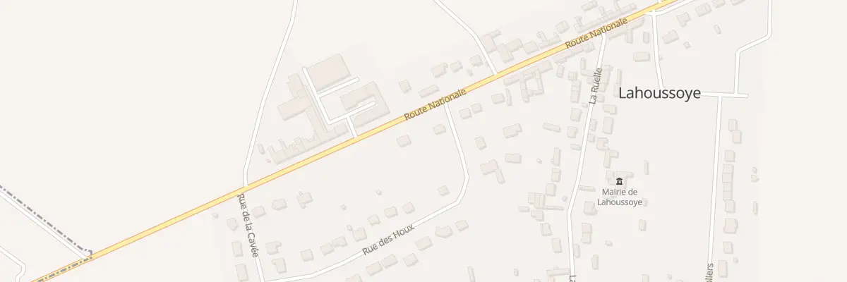 Plan du 409 Rte Nationale à Lahoussoye