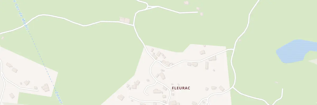 Plan du 5014 Fleurac à Ydes