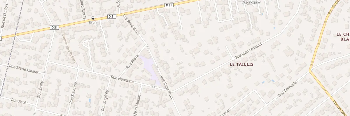 Plan du 21 Rue René Brun à Yerres