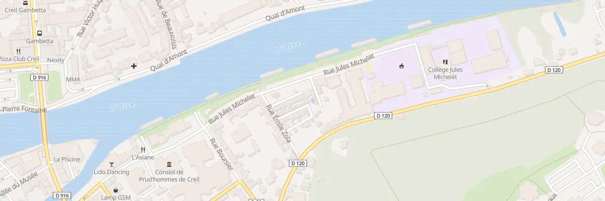 Plan du 54 Rue des Gres à Creil