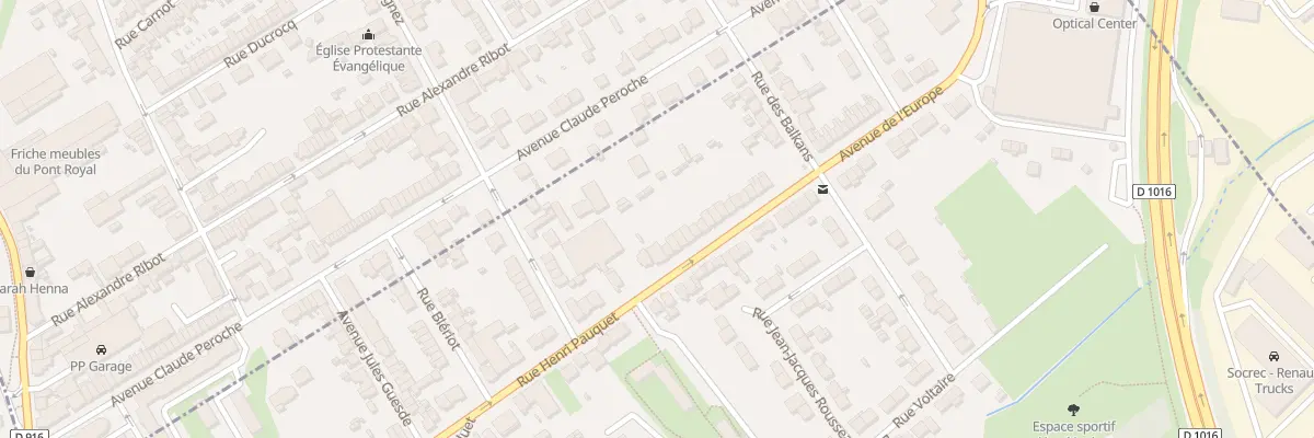 Plan du 30 Rue Henri Pauquet à Creil