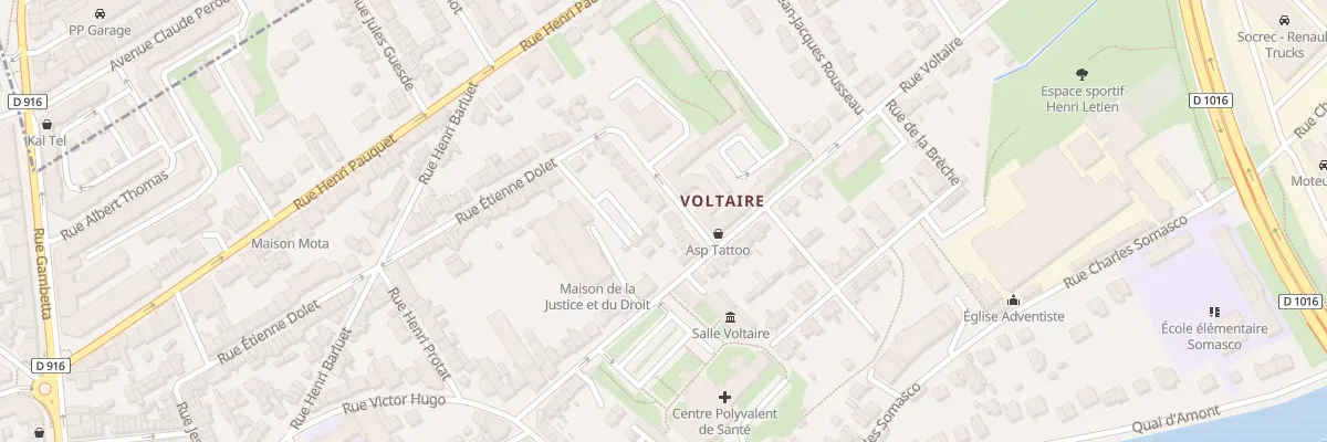 Plan du 11 Rue Etienne Dolet à Creil
