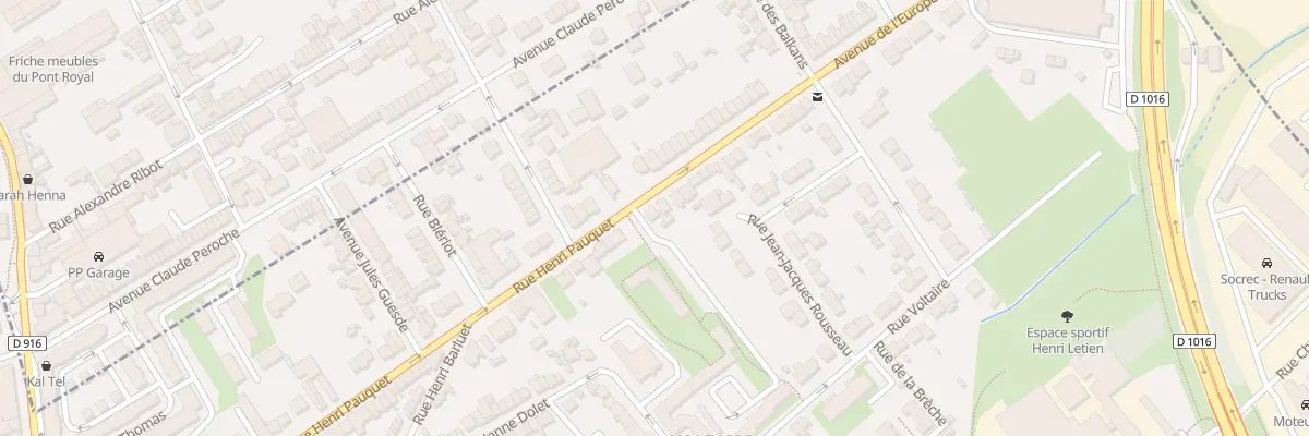 Plan du 27 Rue Henri Pauquet à Creil