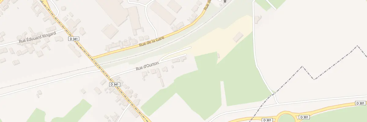 Plan du 44 Rue d’Ourton à Calonne-Ricouart