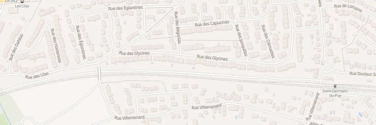 Plan du 55 Rue des Glycines à Saint-Germain-du-Puy