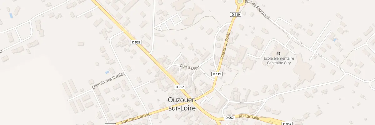 Plan du 55 Rue à Dieu à Ouzouer-sur-Loire