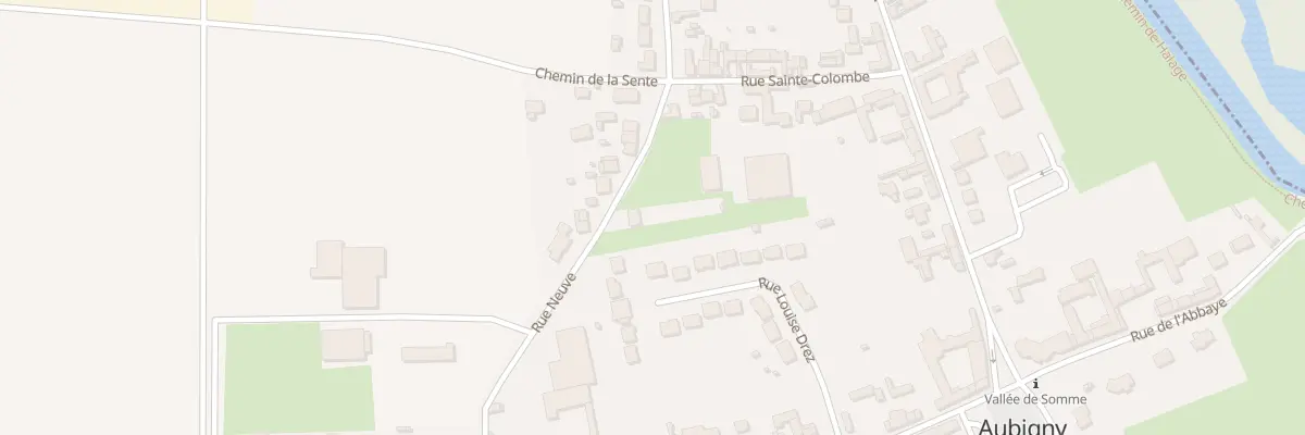 Plan du 3 Rue Neuve à Aubigny