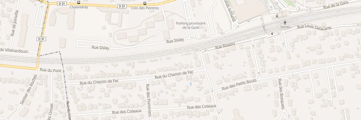 Plan du 53 Rue du Chemin de Fer à Yerres