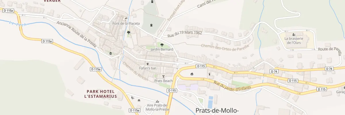 Plan du 3 Vc Carrer de la Creu Negra à Prats-de-Mollo-la-Preste