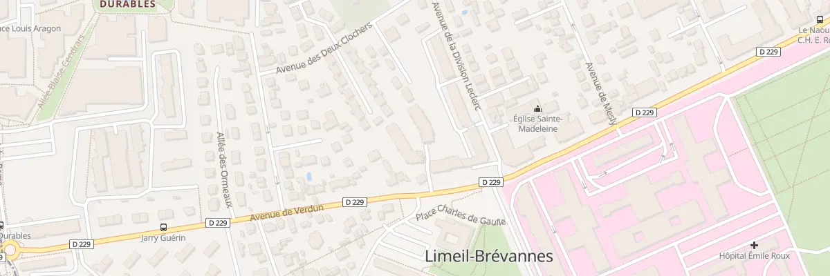 Plan du 30A Av de Verdun à Limeil-Brévannes