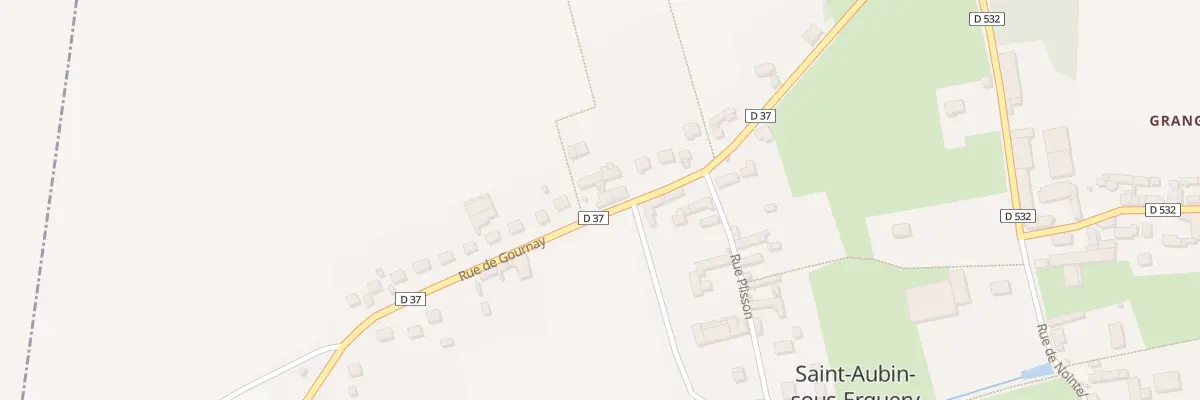 Plan du 33 Rue de Gournay à Saint-Aubin-sous-Erquery