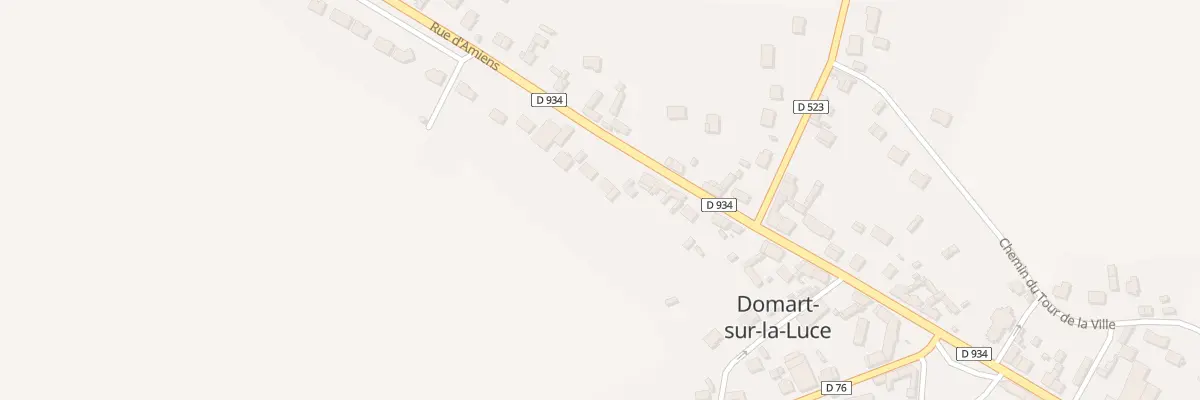 Plan du 23 Rte d’Amiens à Domart-sur-la-Luce