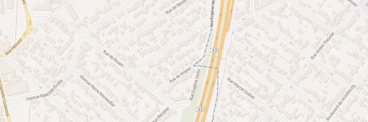 Plan du 17 Rue de Noyon au Blanc-Mesnil