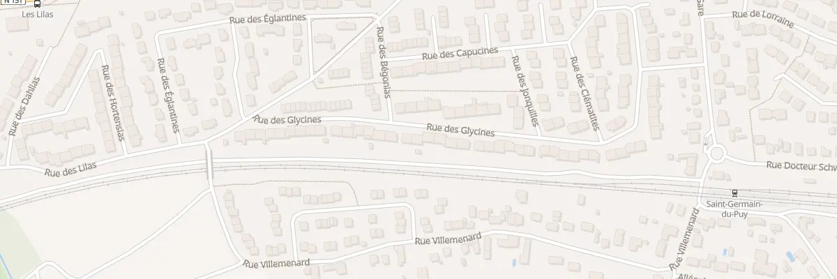 Plan du 53 Rue des Glycines à Saint-Germain-du-Puy