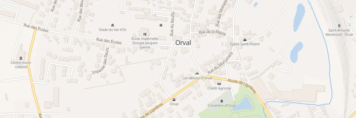 Plan du 12 Rue du Reuilly à Orval