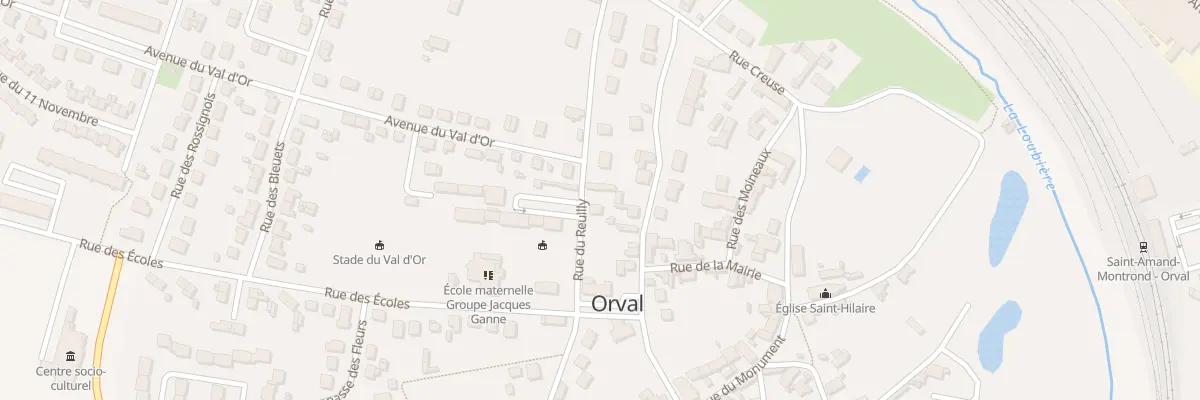 Plan du 20 Rue du Reuilly à Orval
