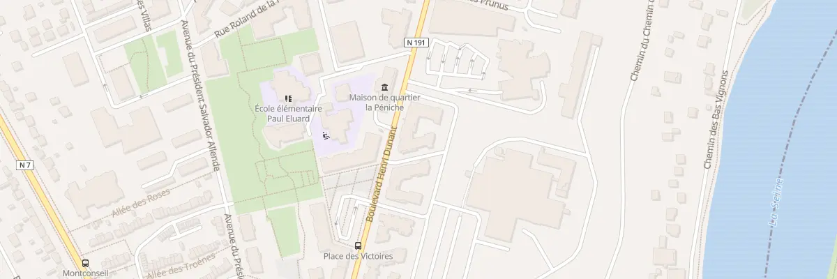 Plan du 1 Rue de l’Hôpital à Corbeil-Essonnes