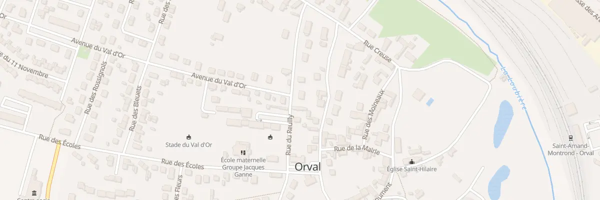 Plan du 22 Rue du Reuilly à Orval