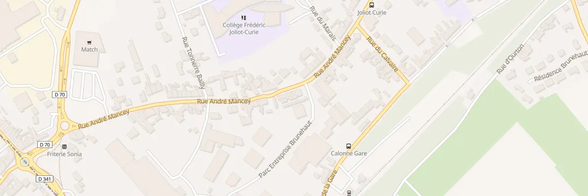 Plan du 123 Rue Mancey à Calonne-Ricouart
