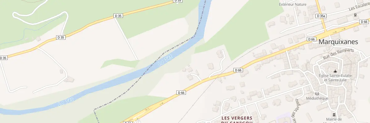 Plan du 1 N 116 à Marquixanes
