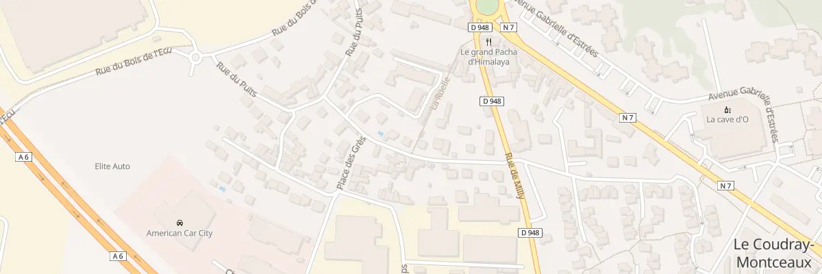 Plan du 12 Rue des Grés au Coudray-Montceaux