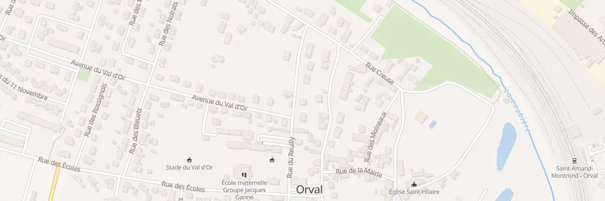 Plan du 24 Rue du Reuilly à Orval