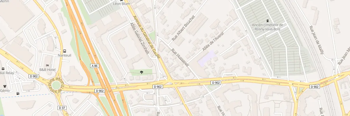 Plan du 49 Rue Hussenet à Rosny-sous-Bois