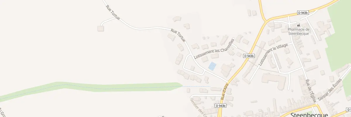 Plan du 9 Rue des Garenneaux à Steenbecque